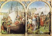 Hans Memling The Martyrdom of St Ursula's Companions and The Martyrdom of St Ursula china oil painting reproduction